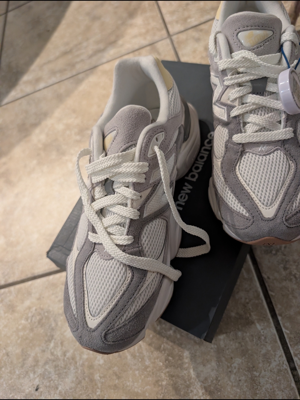 New Balance 9060 Sea Salt Raincloud GC9060AB GS & Women's Size New - Picture 2 of 8